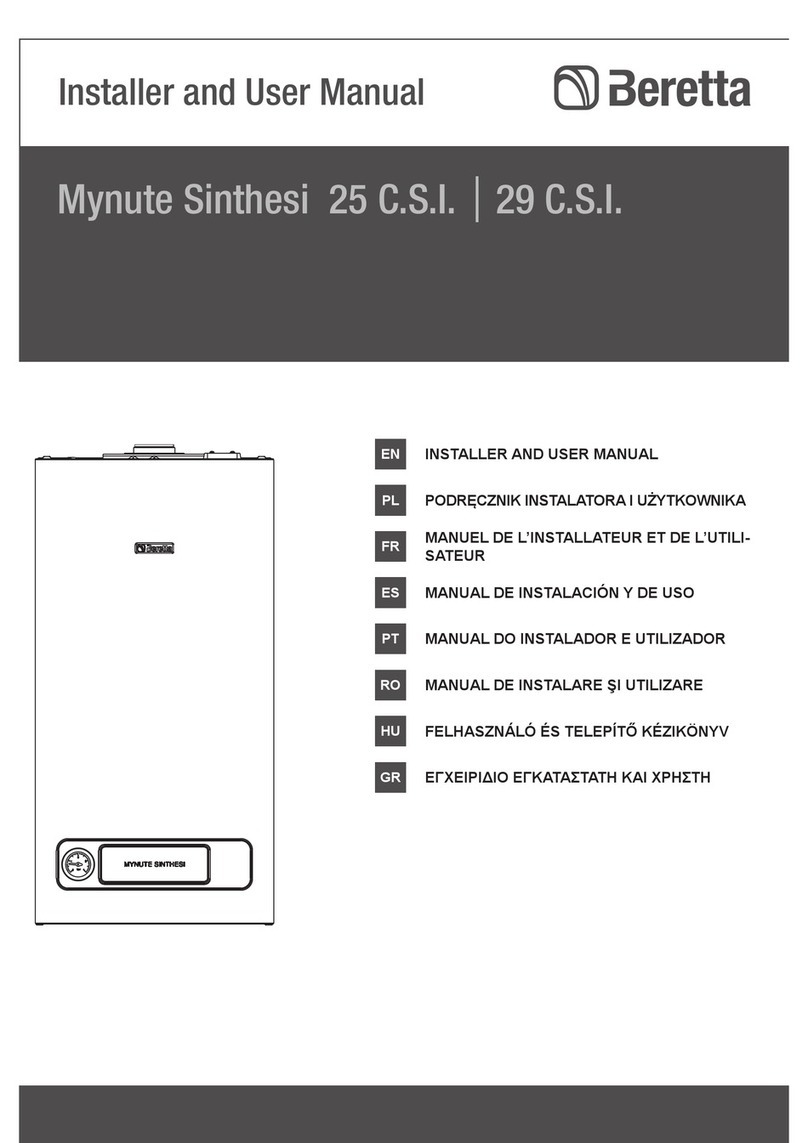 Beretta Mynute Sinthesi 25 C.S.I. Operation and installation manual