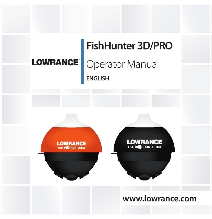 Lowrance FishHunter 3D/PRO User manual