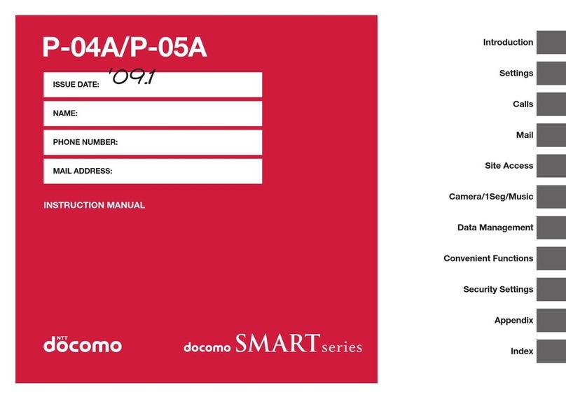 Docomo P-04A instruction manual