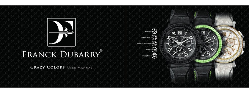 Franck Dubarry Crazy Colors User manual