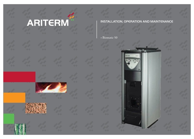 Ariterm Biomatic 50 Installation and operating instructions