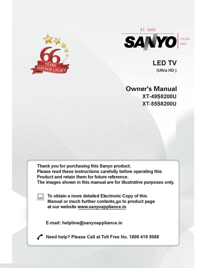 Sanyo XT-49S8200U User manual