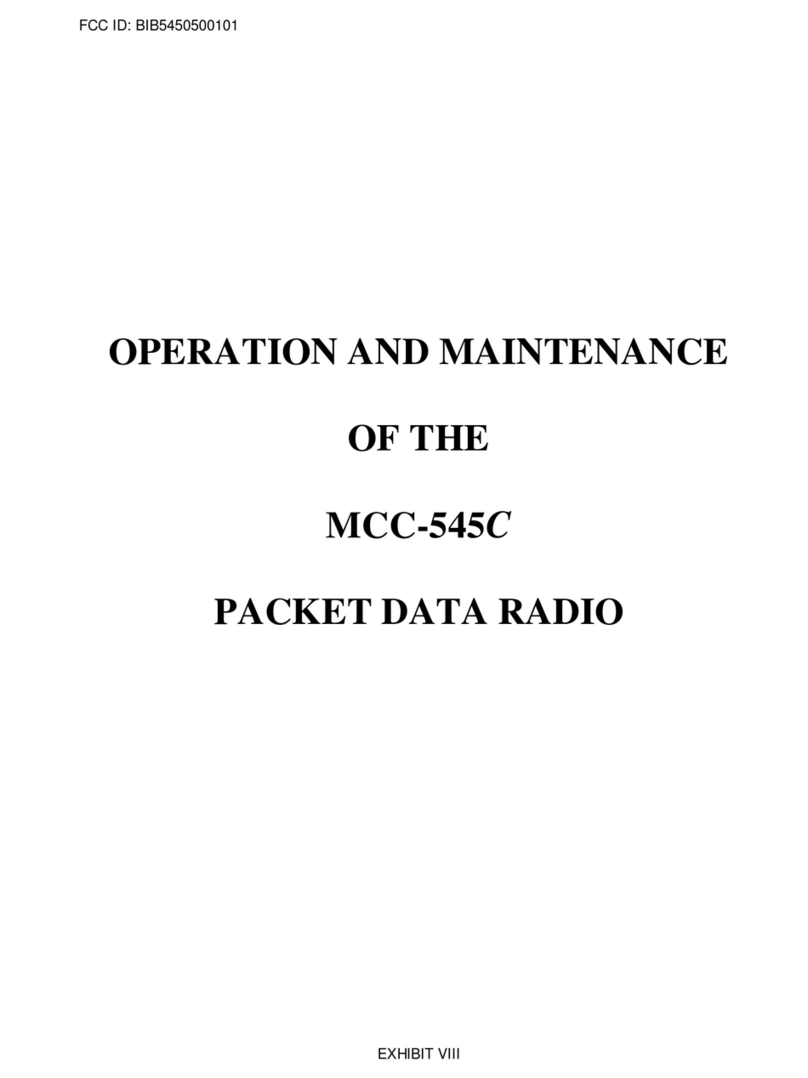 Meteor Communications Corporation MCC-545C Installation guide