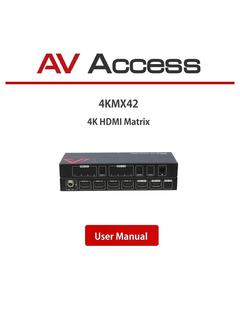 AV Access 4KMX42 user manual
