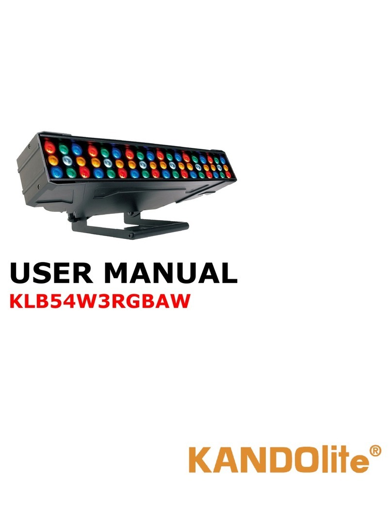 Kandolite KLB54W3RGBAW user manual