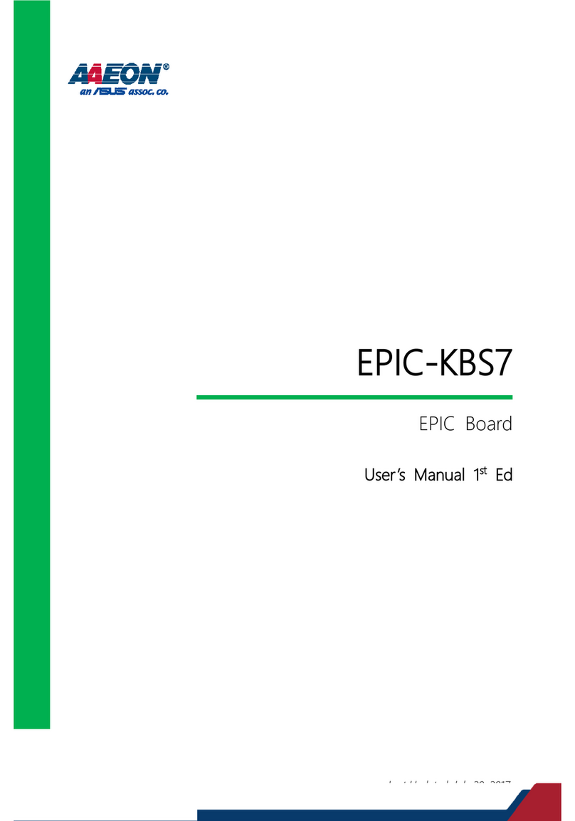 Aaeon EPIC-KBS7 User manual