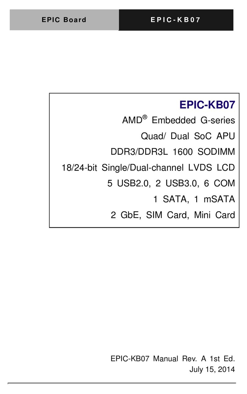 Aaeon EPIC-KB07 manual