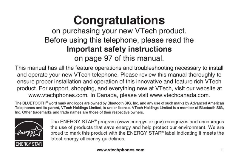 V-tech 80-6101-00 User manual