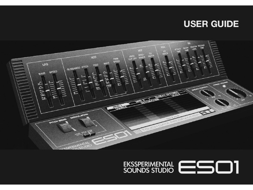 EKSSPERIMENTAL SOUNDS STUDIO ESO1 user guide