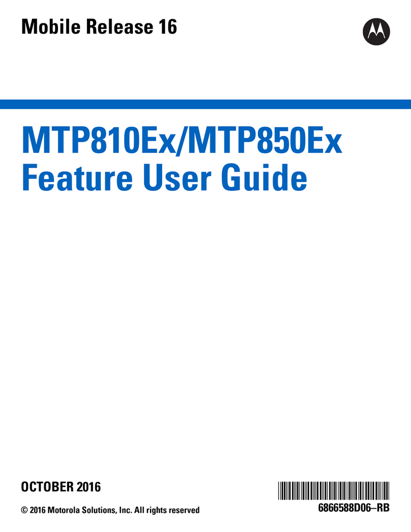 Motorola MTP810Ex User manual