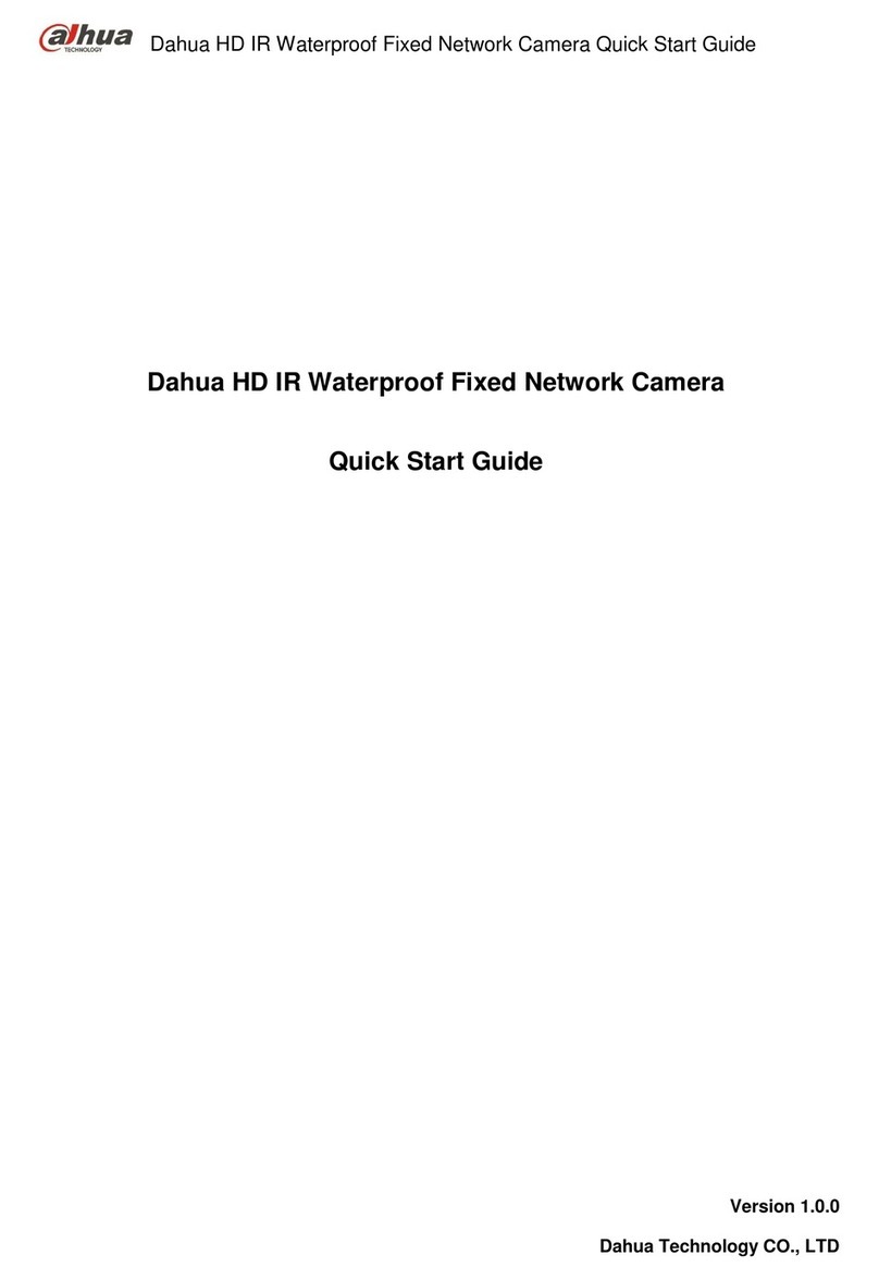 Dahua F Series User manual