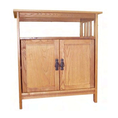 L.L.Bean MISSION ENTERTAINMENT STAND Assembly instructions
