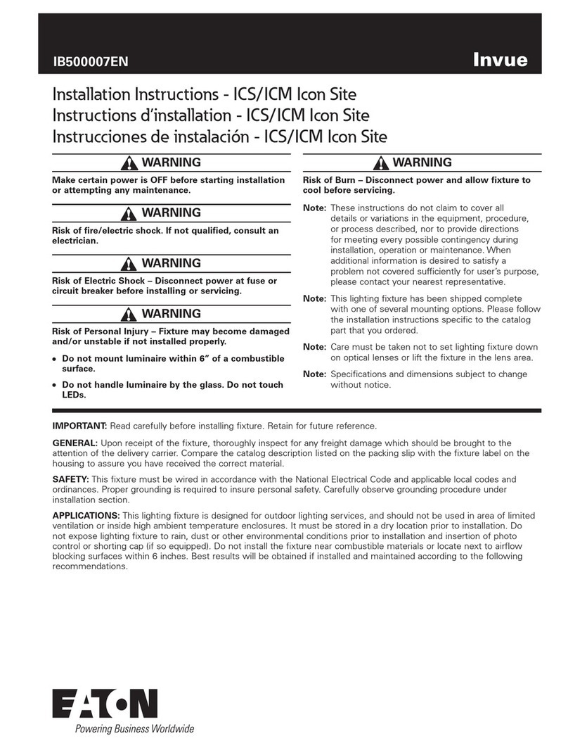 Eaton ICS Icon Site installation instructions