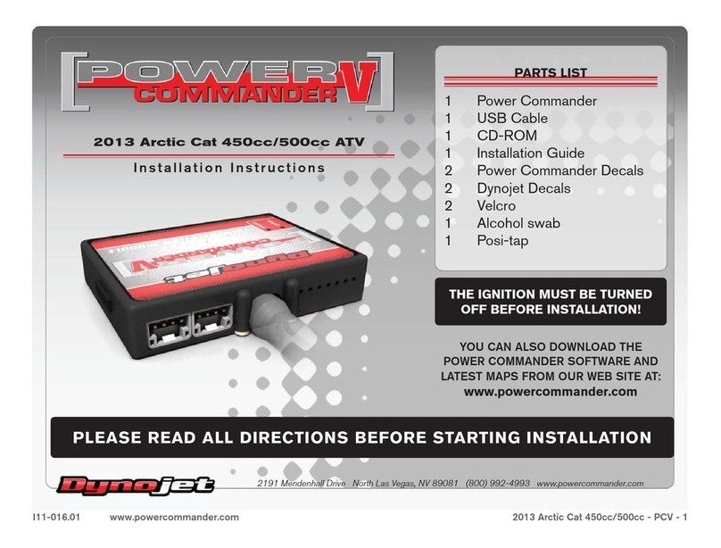 Dynojet Power commander V installation instructions