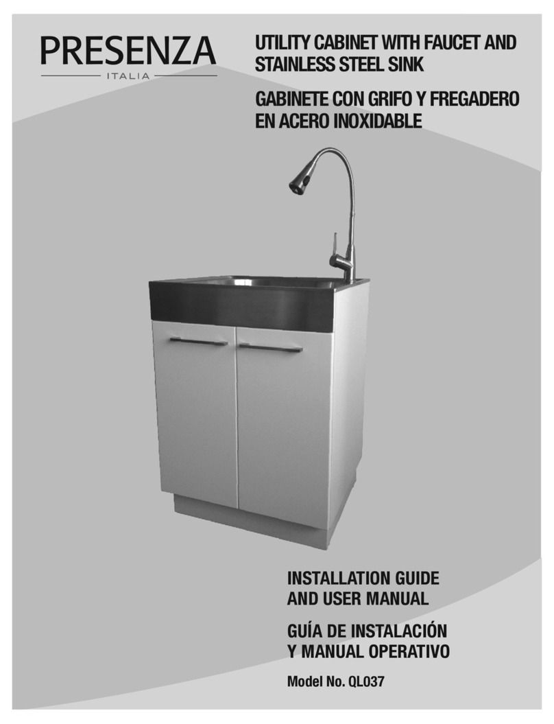 Presenza QL037 Installation guide and user's manual