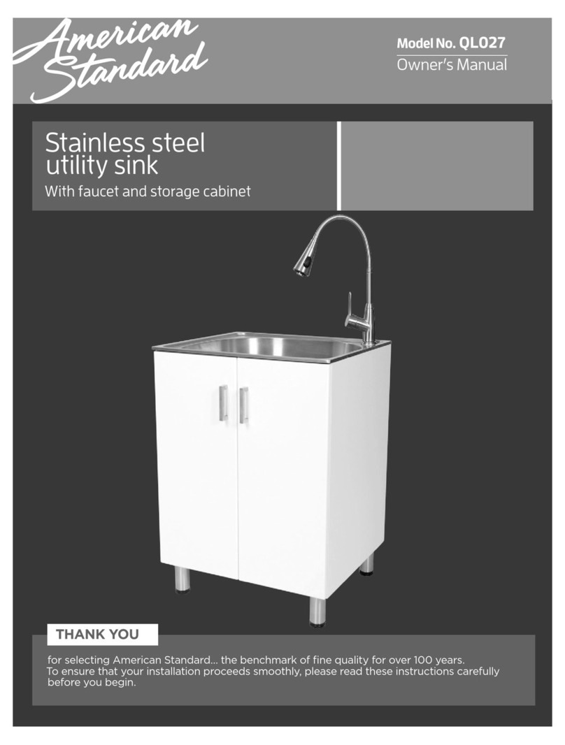 American Standard QL027 owner's manual