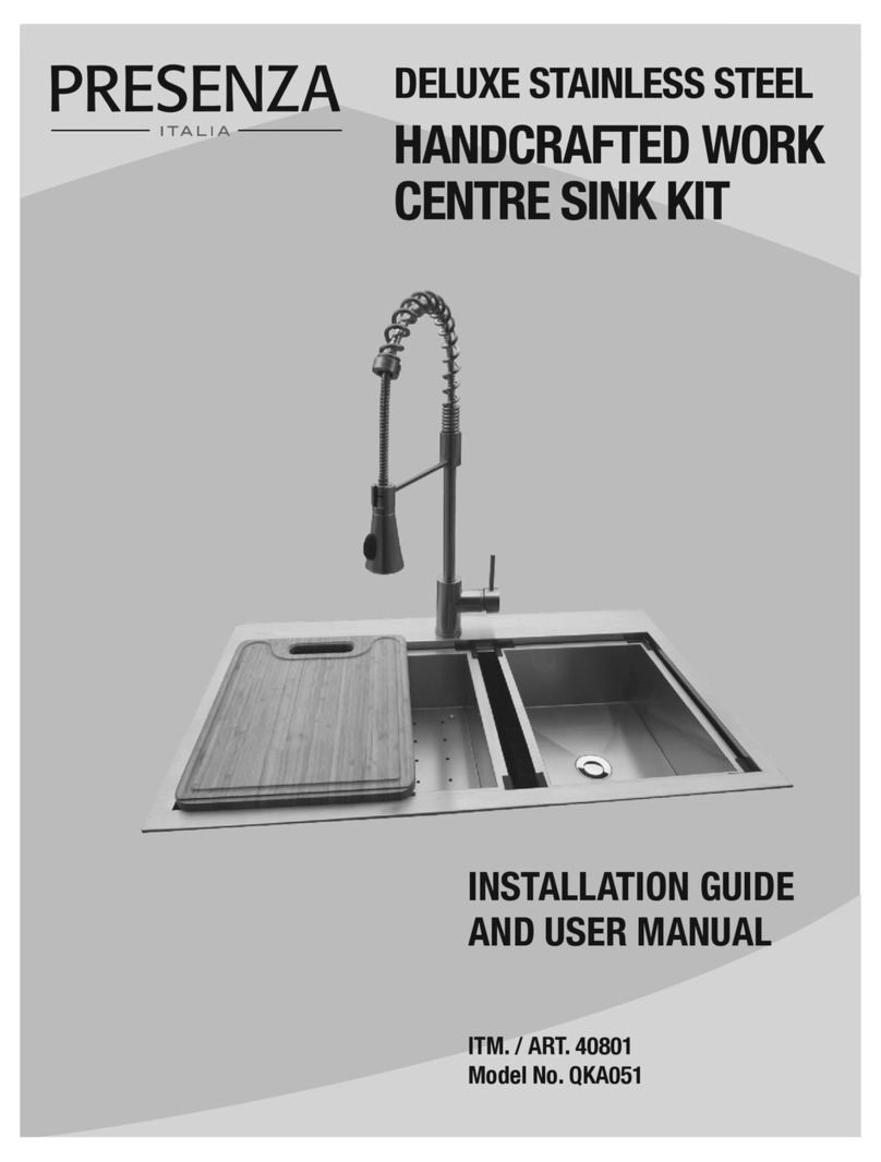 Presenza QKA051 Installation guide and user's manual