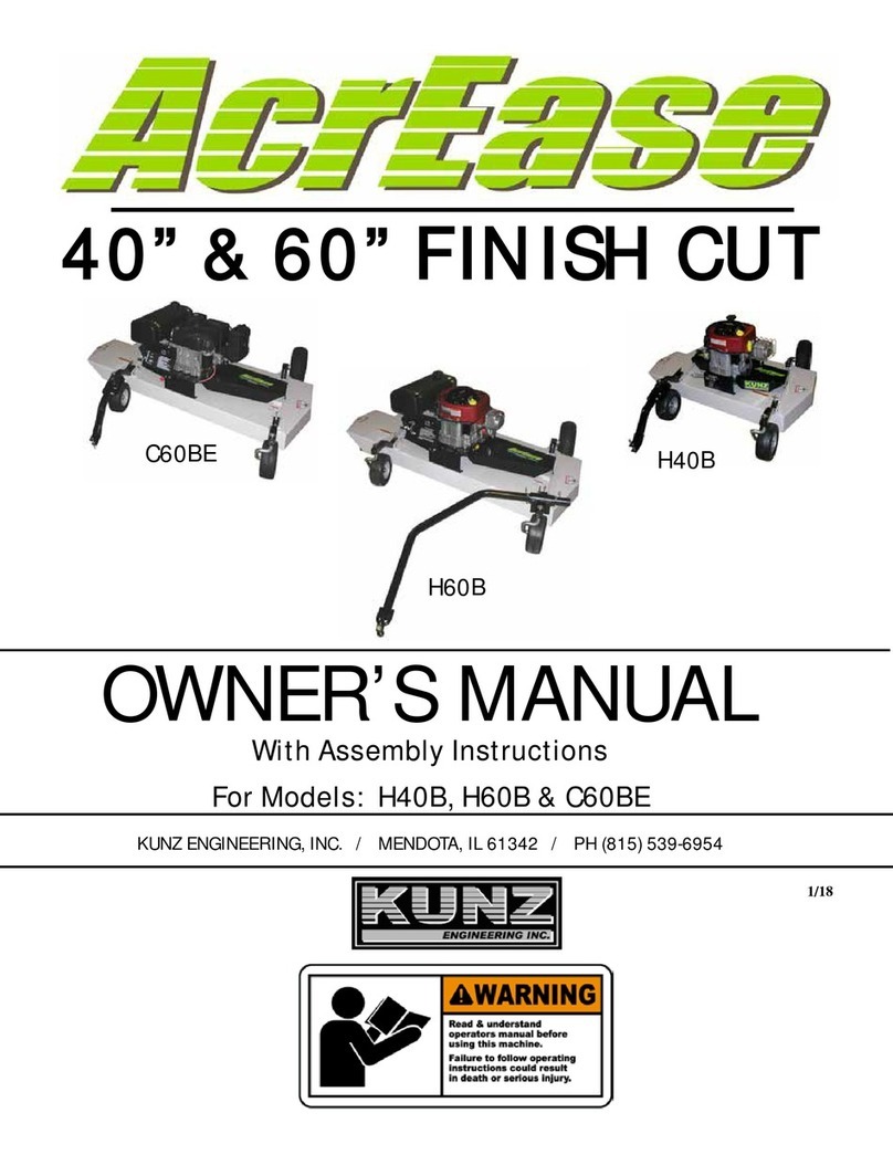 Kunz AcrEase C60BE User manual Kunz AcrEase C60BE User manual