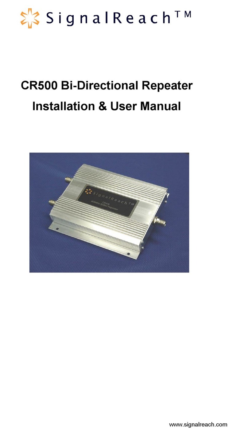 Arrista Technologies SignalReach CR500 Installation & user manual