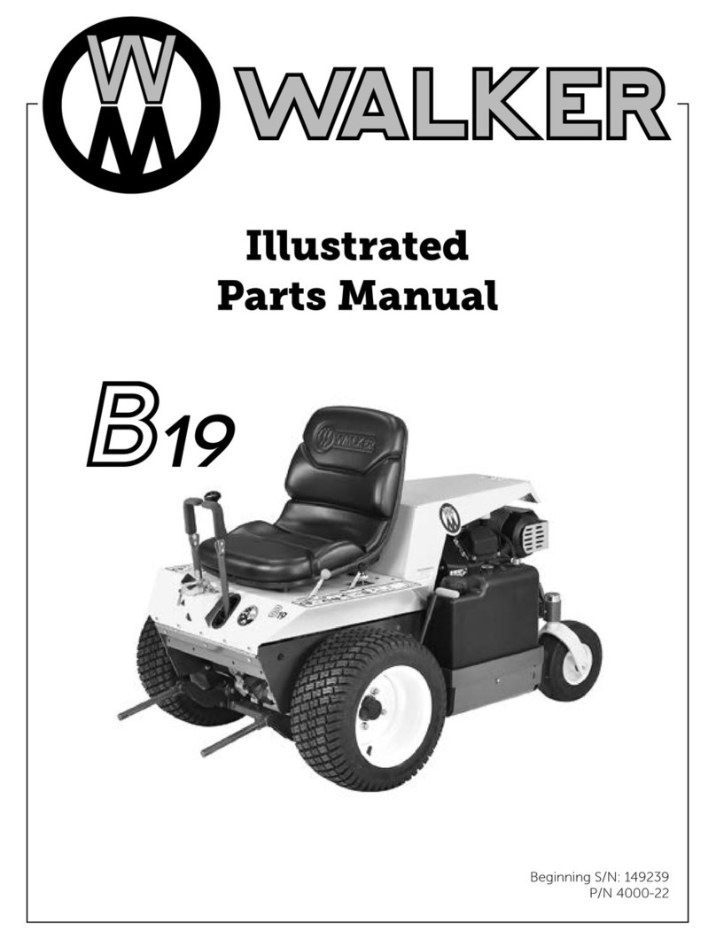 Walker B19 User manual