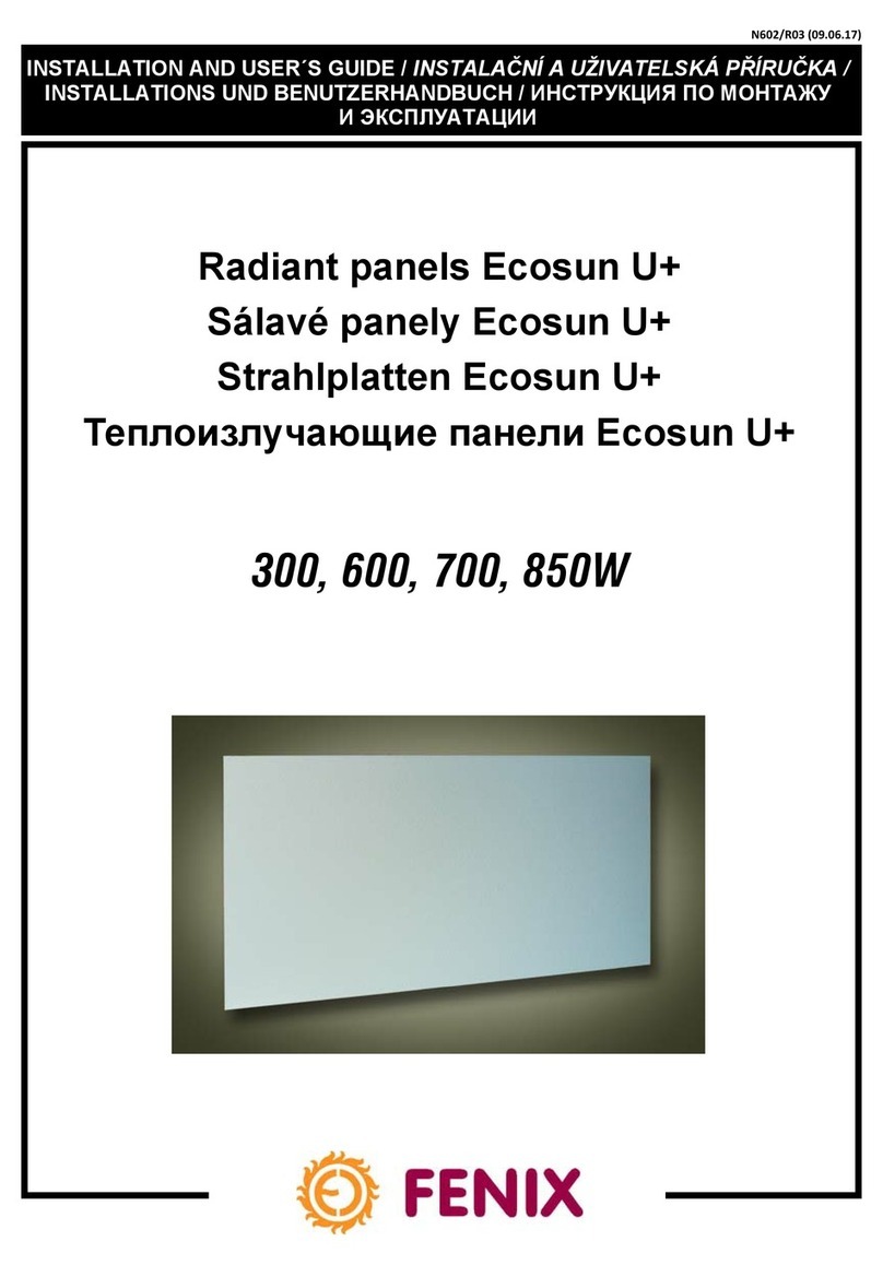 Fenix Ecosun 300 U+ Installation and user guide