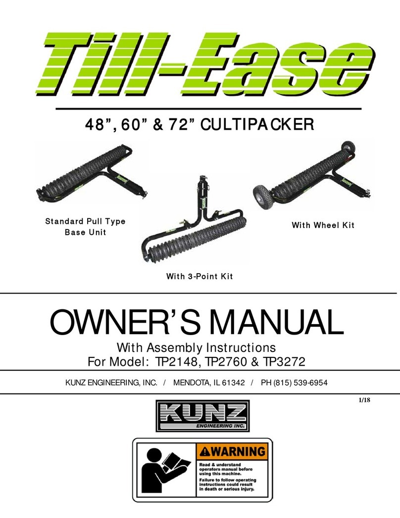 Kunz Till-Ease TP2148 owner's manual