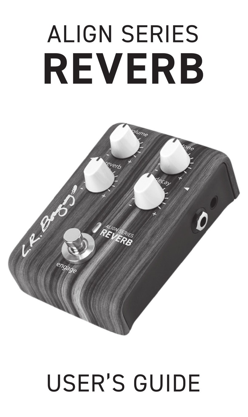 L.R. Baggs ALIGN SERIES REVERB user guide