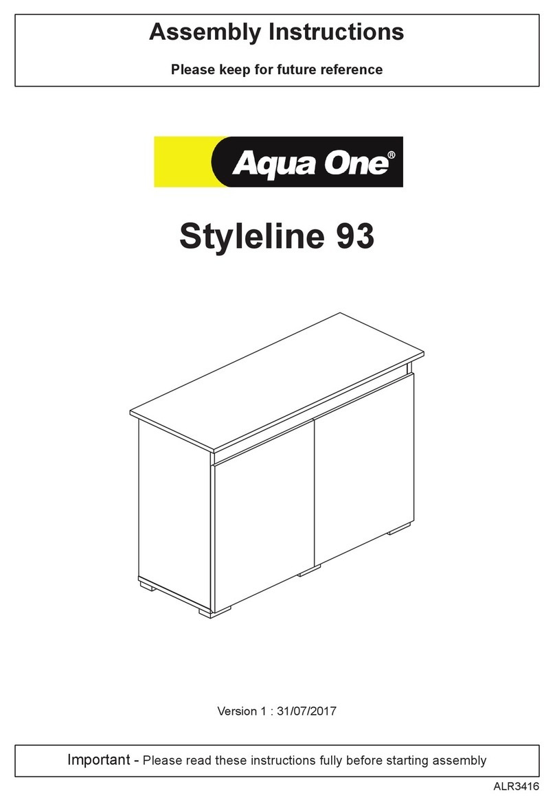 Aqua One Styleline 93 Assembly instructions Aqua One Styleline 93 Assembly instructions