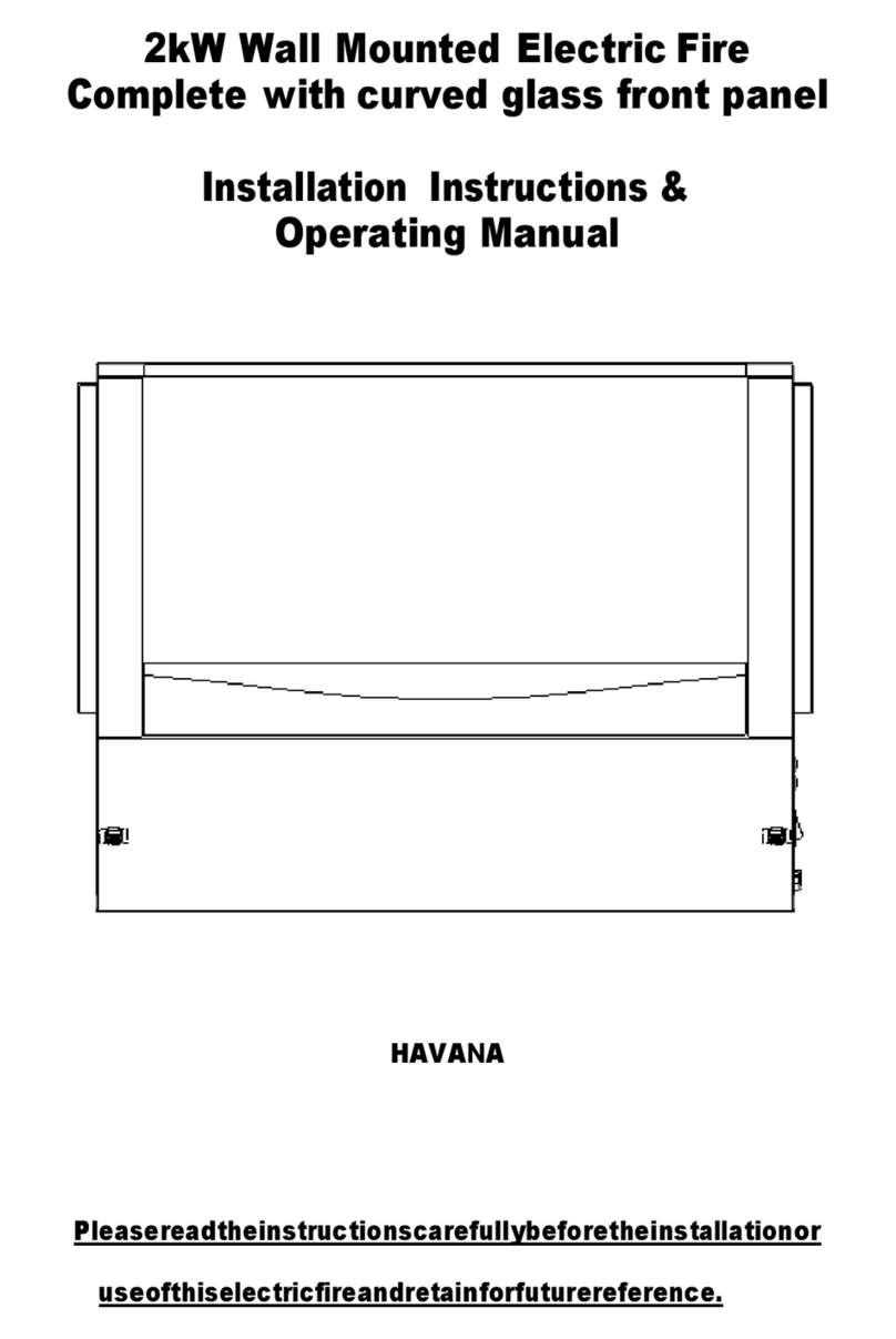Apex Fires HAVANA Installation instructions & operating manual Apex Fires HAVANA Installation instructions & operating manual