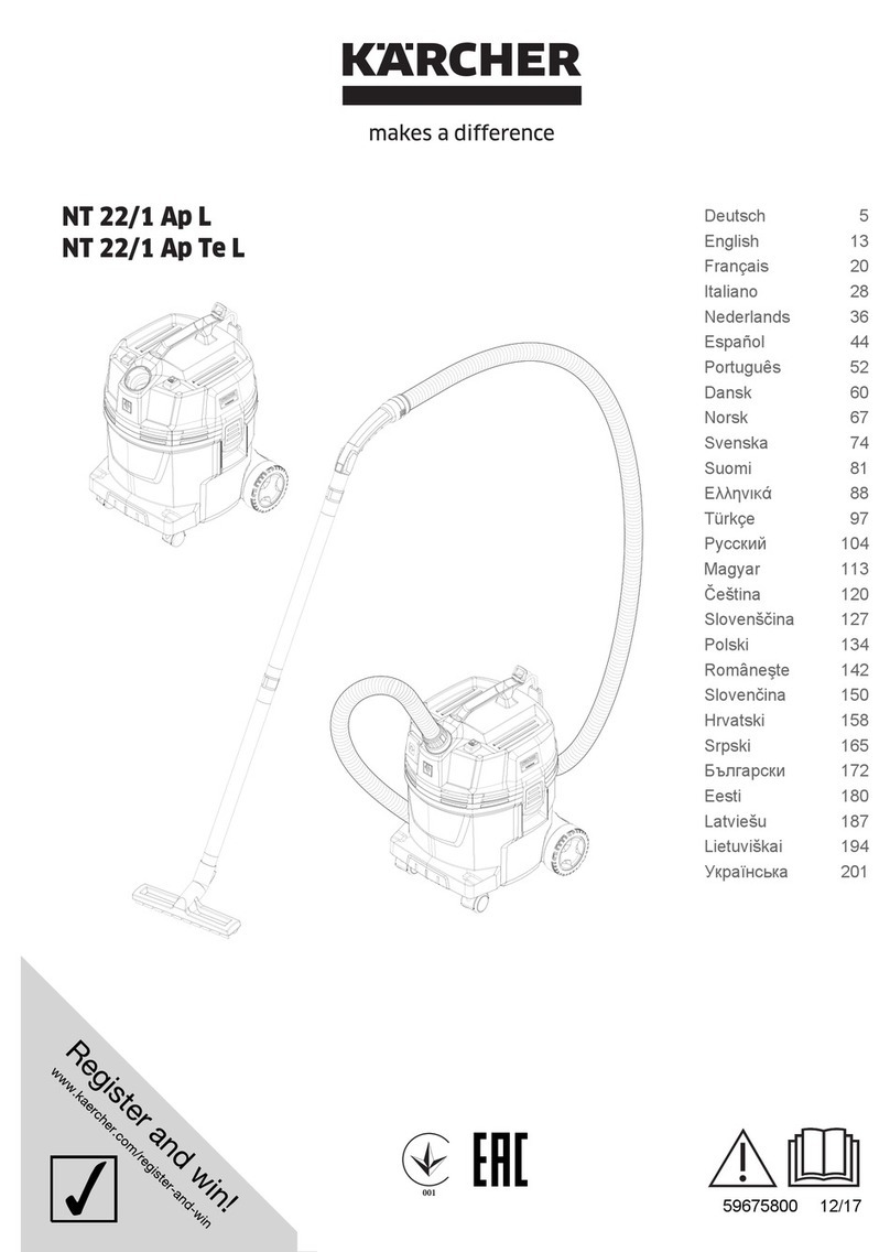 Kärcher NT 22/1 Ap L User manual