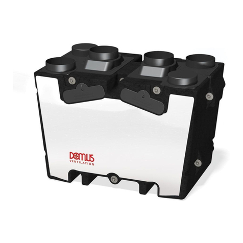 Domus HRX2D Installation and operating instructions