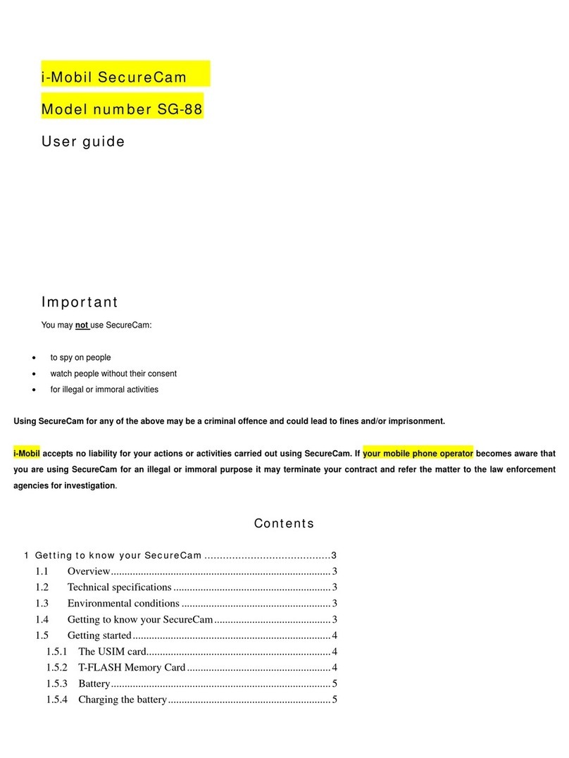 i-MOBIL S.A. SecureCam SG-88 user guide
