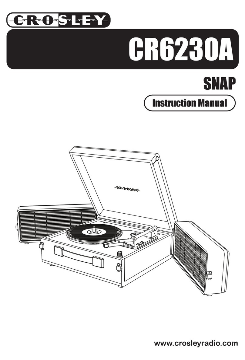 Crosley CR6230A Snap User manual