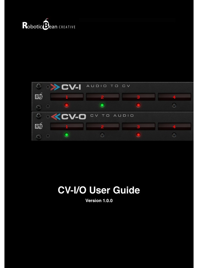 Robotic Bean Creative CV-I user guide