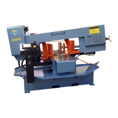 DoAll 500SNC User manual