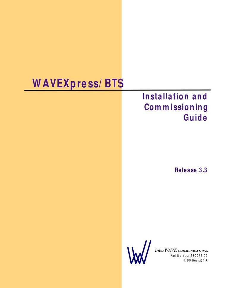 interWAVE WAVEXpress/BTS Installation and commissioning guide