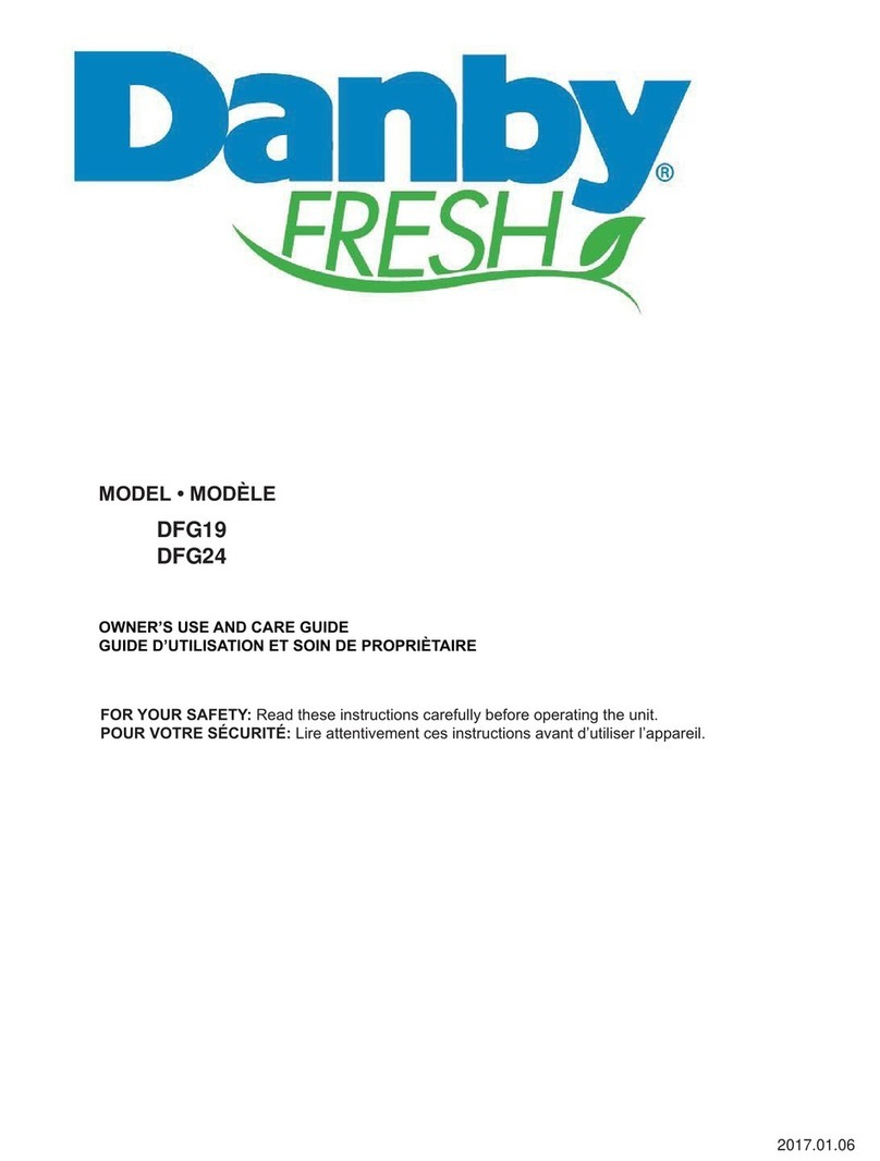 Danby Fresh DFG19 Owner's use and care guide