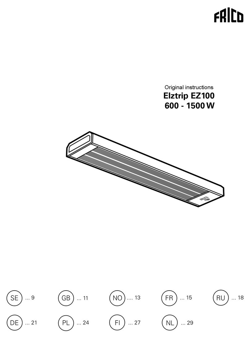Frico Elztrip EZ106N User manual