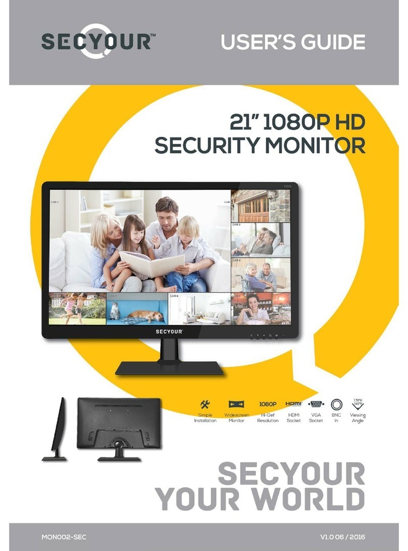 SECYOUR MON002-SEC user guide