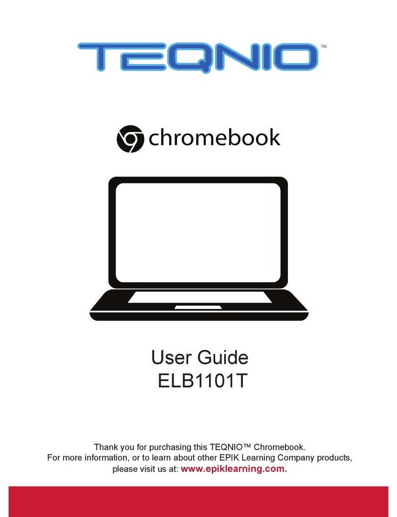 Teqnio chromebookELB1101T User manual