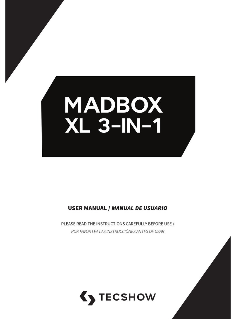 TECshow MadBox XL 3-in-1 User manual