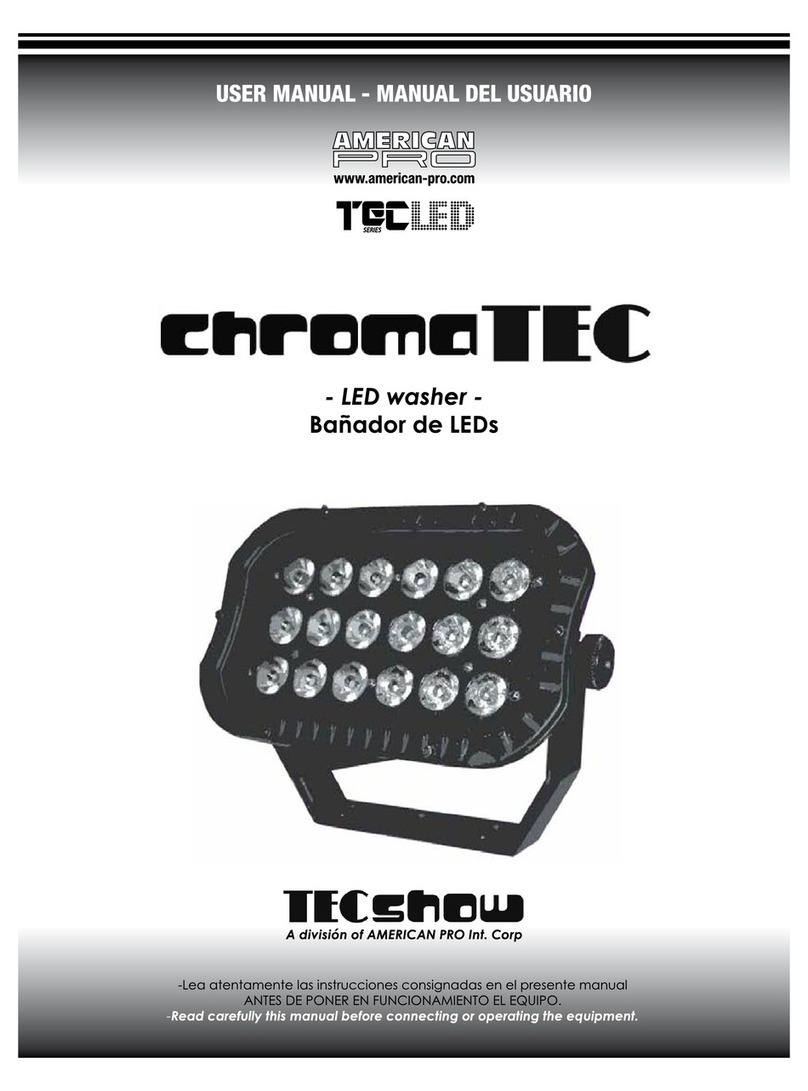 TECshow chromatec User manual