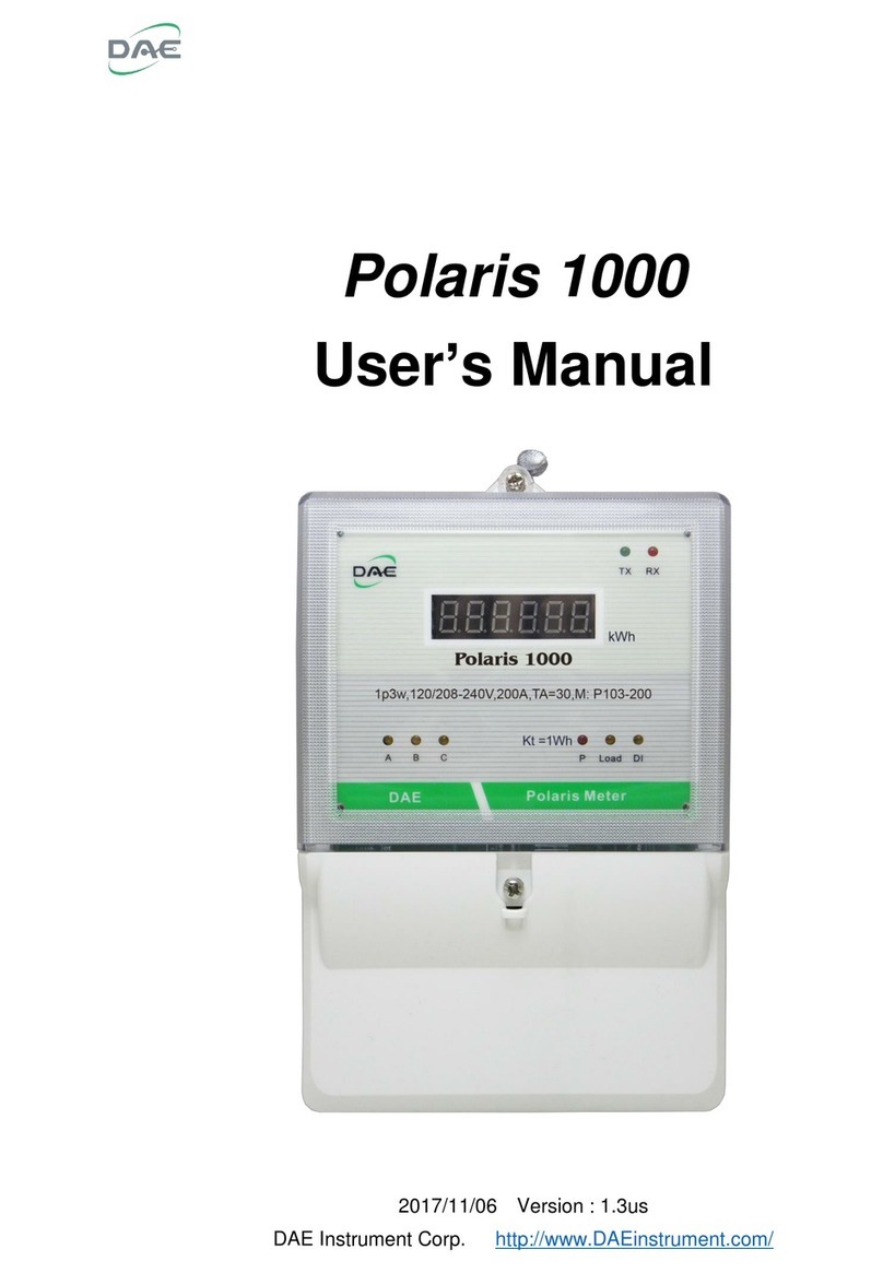 DAE Polaris 1000 user manual