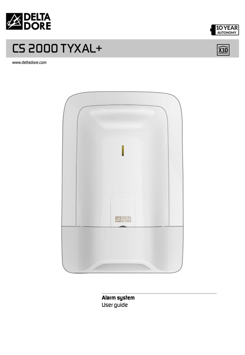 DELTA DORE CS 2000 TYXAL+ user guide