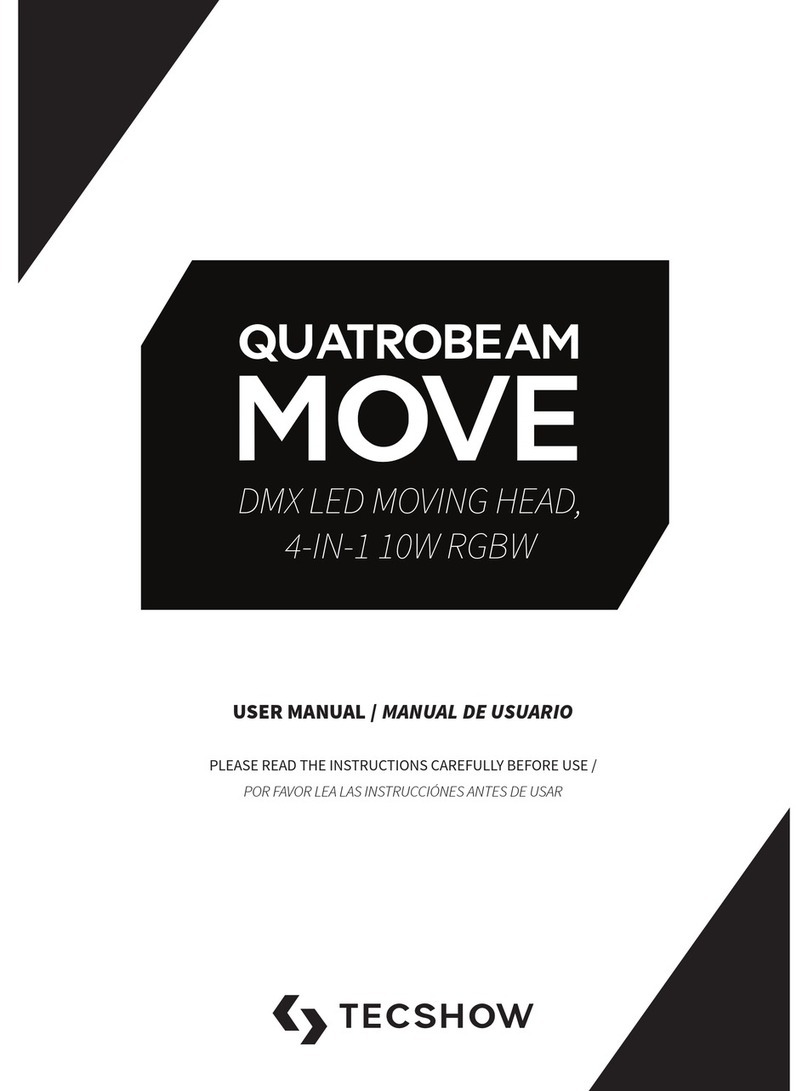 TECshow Quatrobeam Move User manual