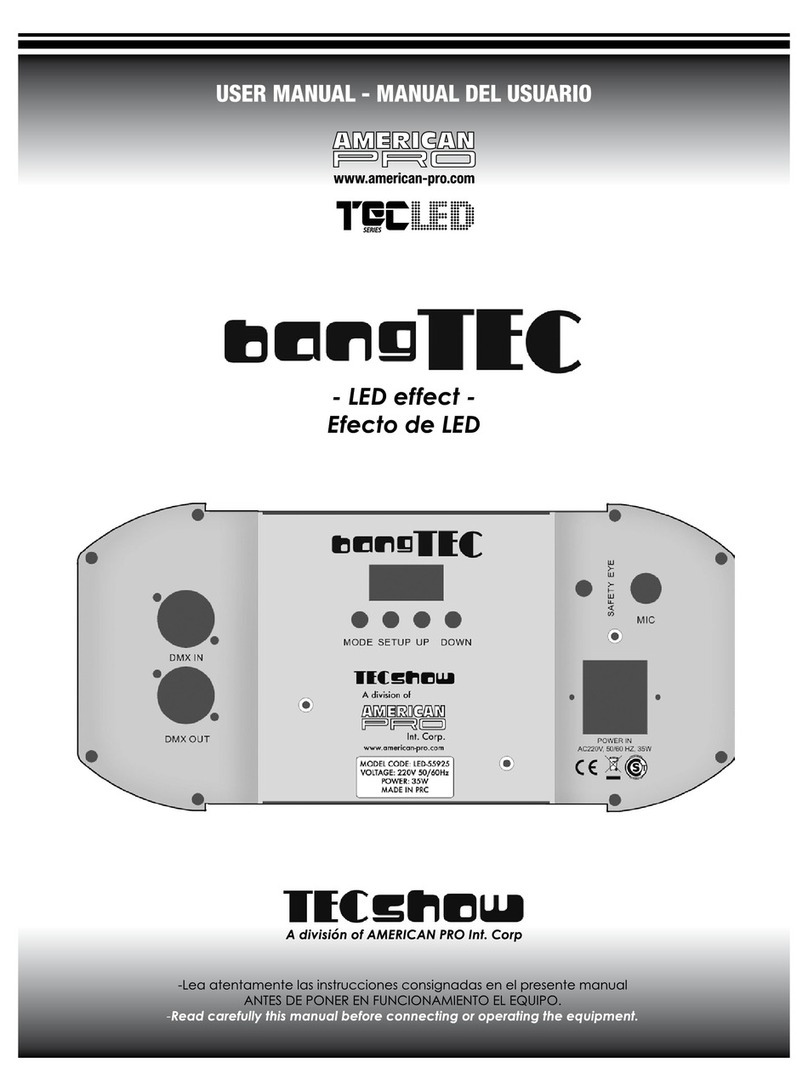 TECshow bangtec user manual