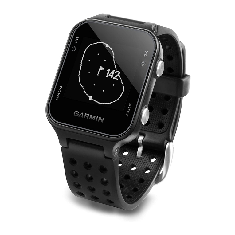 Garmin Approach S20 User manual