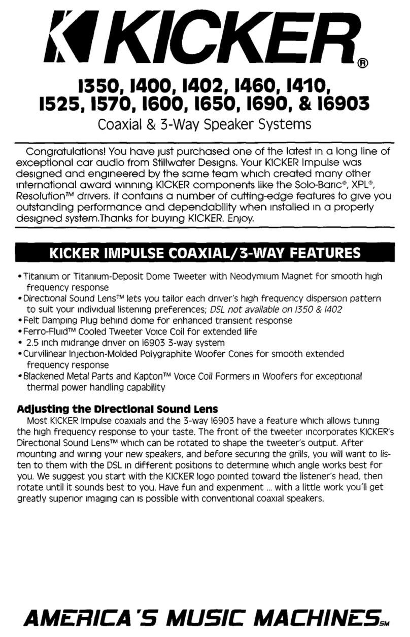 Kicker 1350 installation instructions