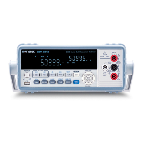 GW Instek GDM-8342 user manual