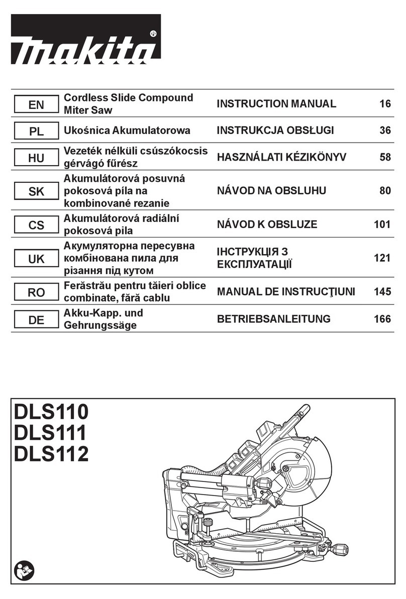 Makita DLS110 User manual